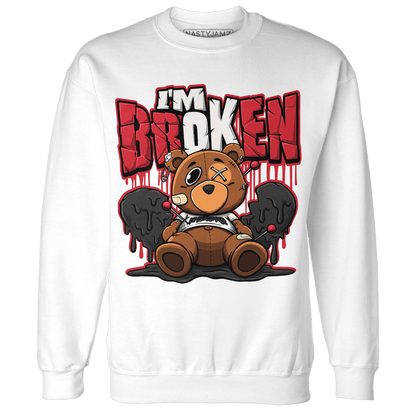 Jumman Jack University Red Sweatshirt Match Im Broken BER - NastyJamz