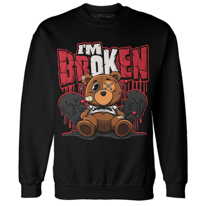 Jumman Jack University Red Sweatshirt Match Im Broken BER - NastyJamz