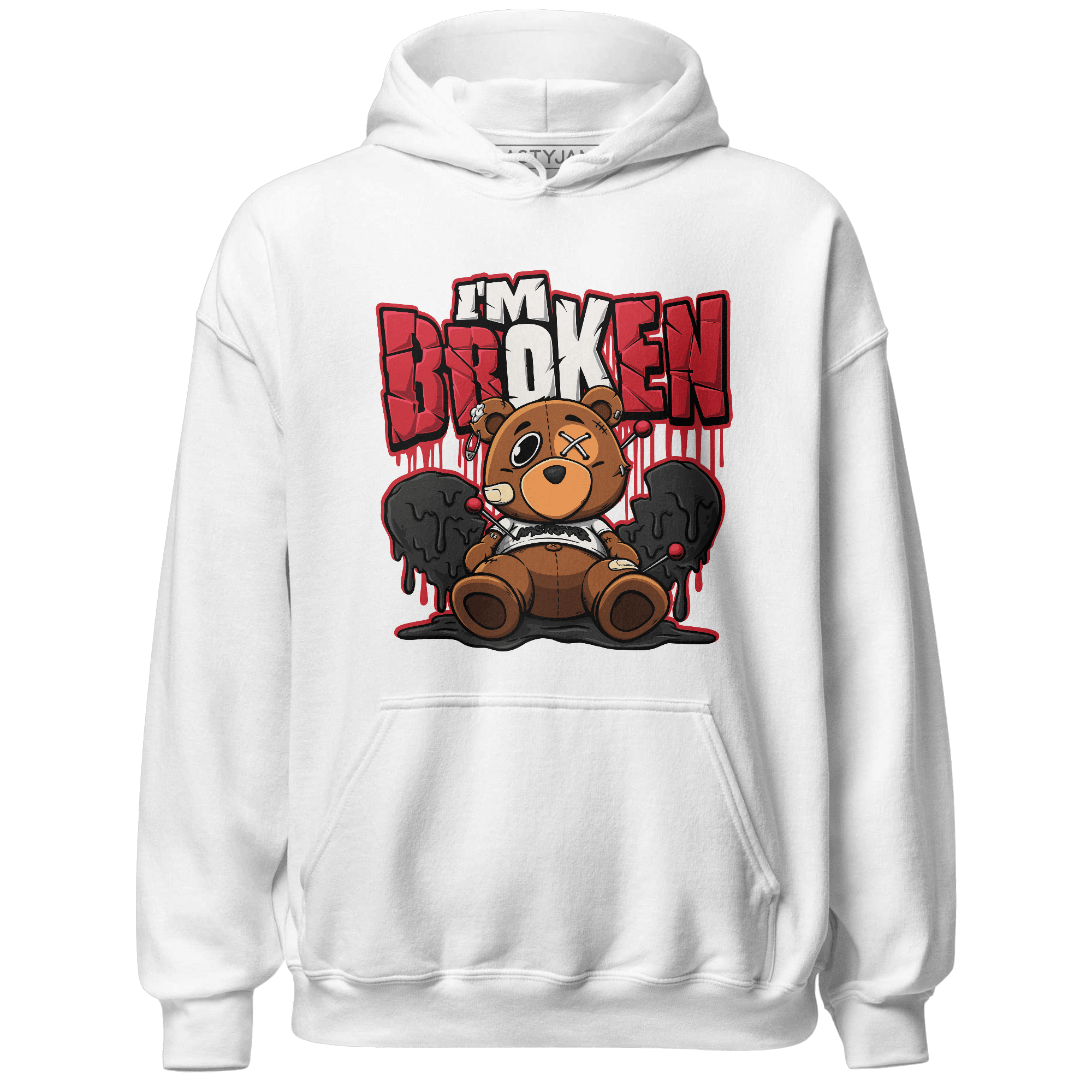 Jumman Jack University Red Hoodie Match Im Broken BER - NastyJamz