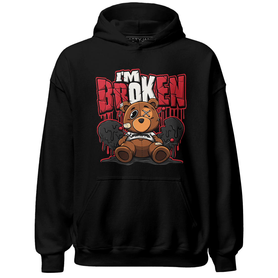 Jumman Jack University Red Hoodie Match Im Broken BER - NastyJamz