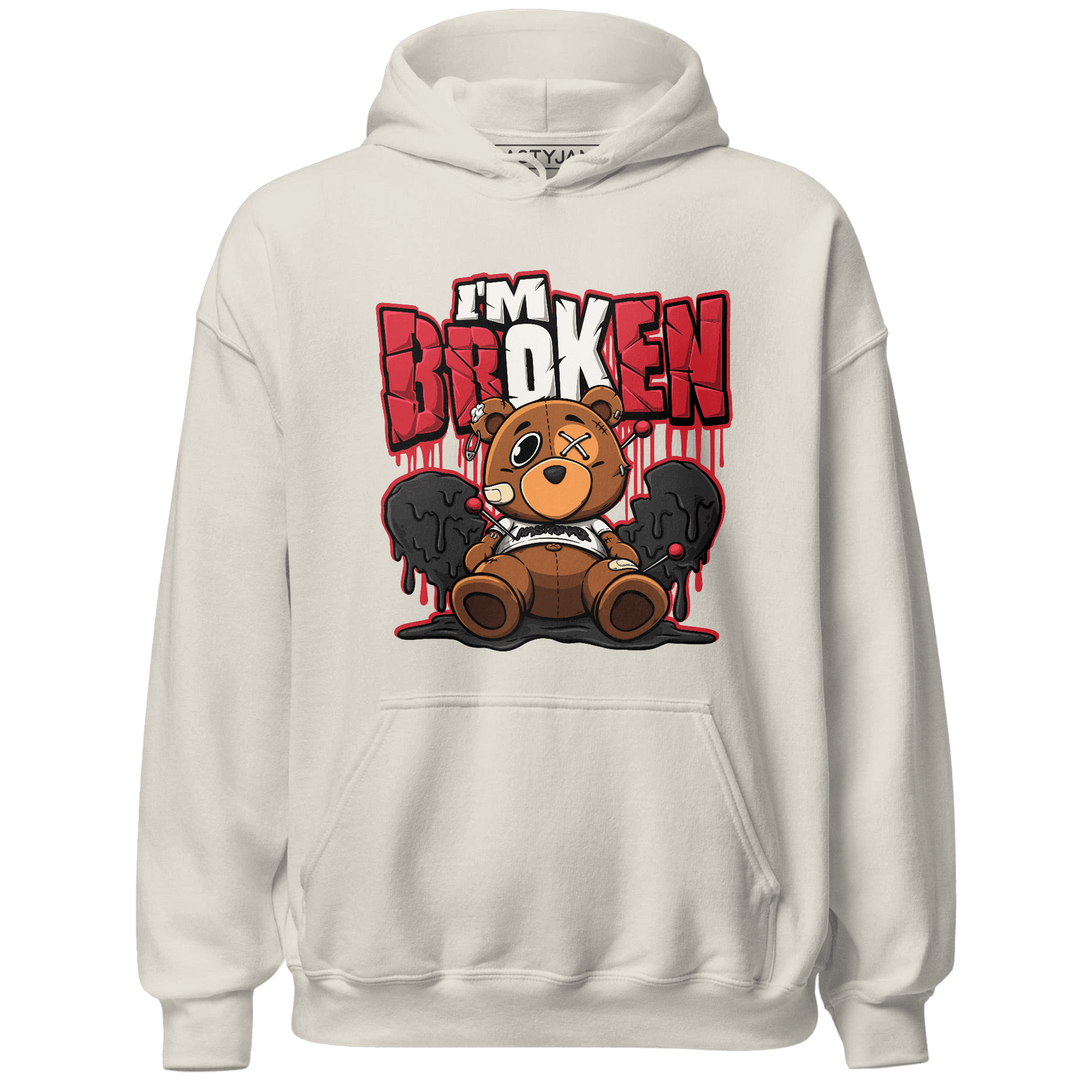 Jumman Jack University Red Hoodie Match Im Broken BER - NastyJamz