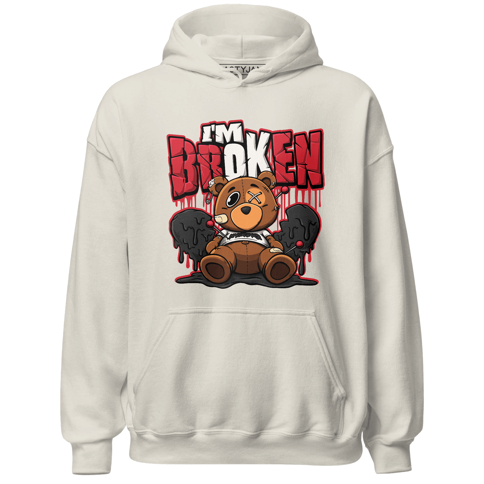 Jumman Jack University Red Hoodie Match Im Broken BER - NastyJamz