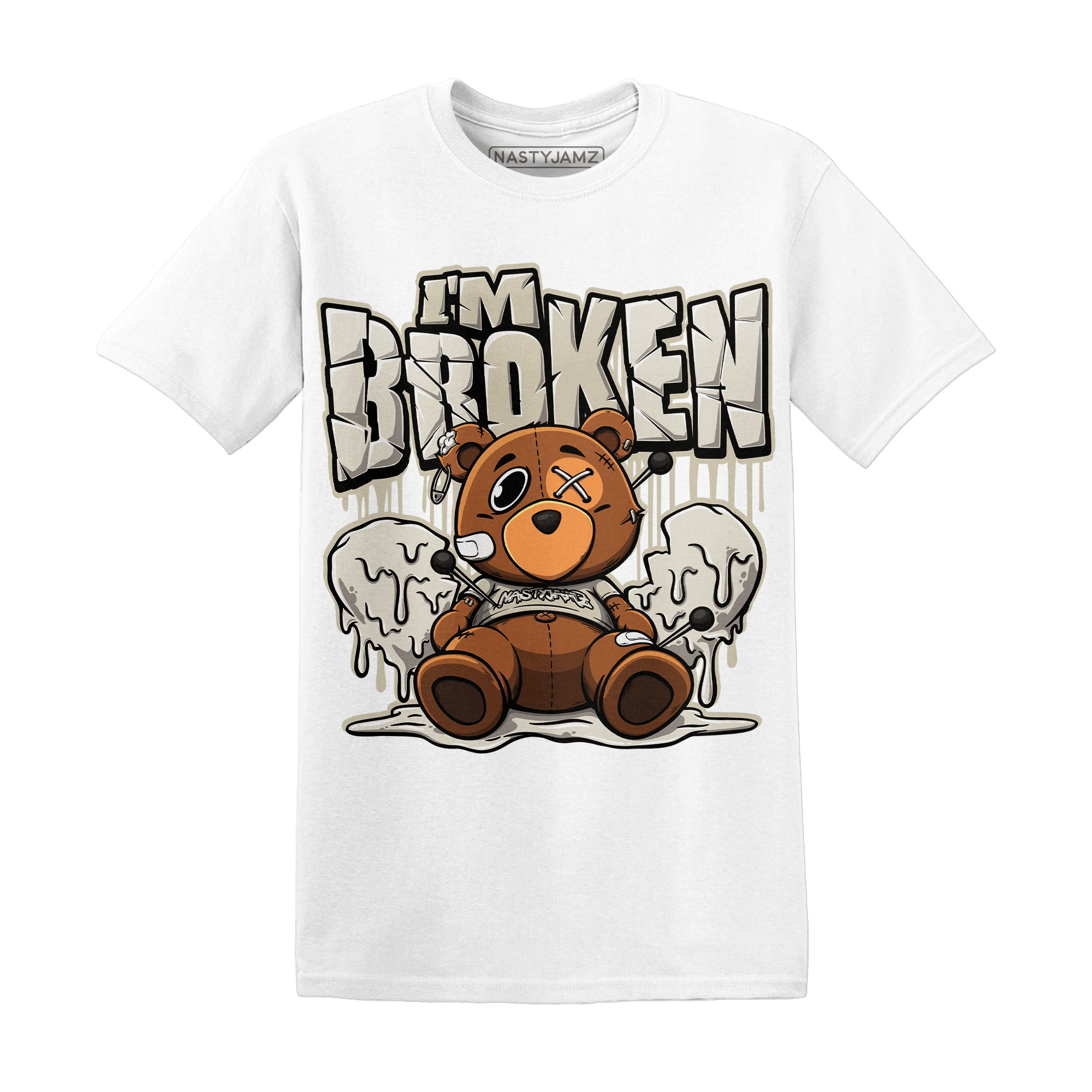 Gratitude 11s T Shirt Im Broken BER - NastyJamz