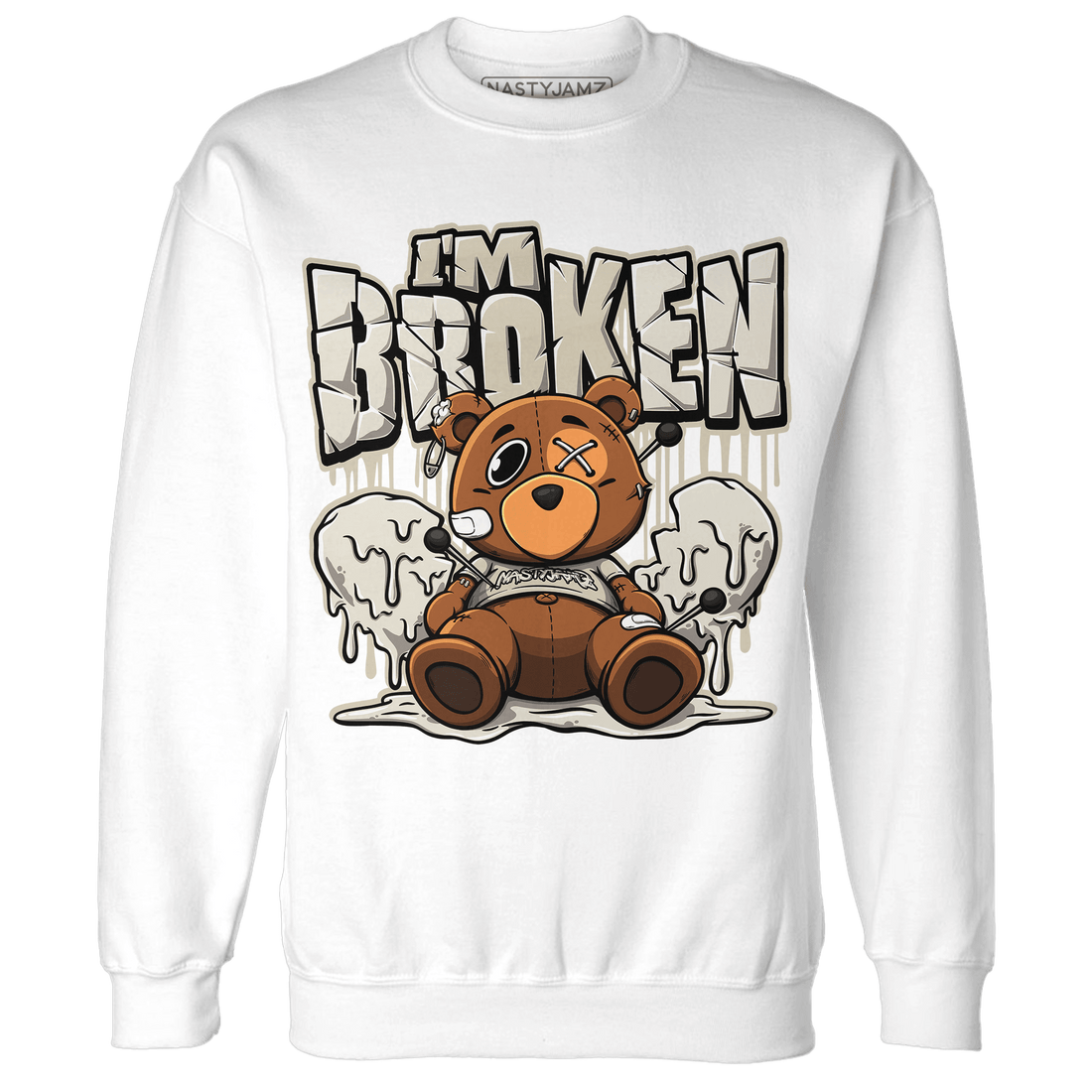 Gratitude 11s Sweatshirt Match Im Broken BER - NastyJamz