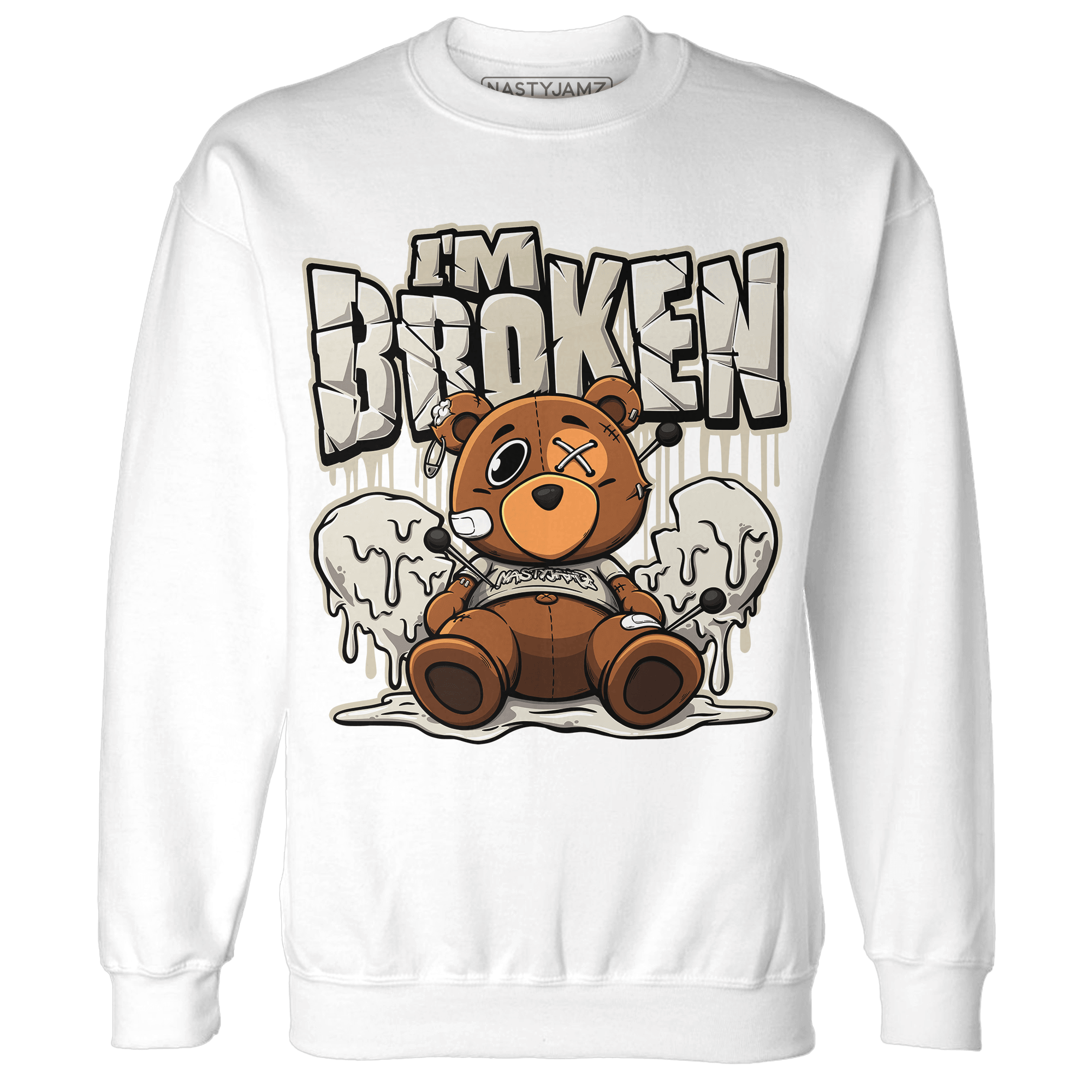 Gratitude 11s Sweatshirt Match Im Broken BER - NastyJamz