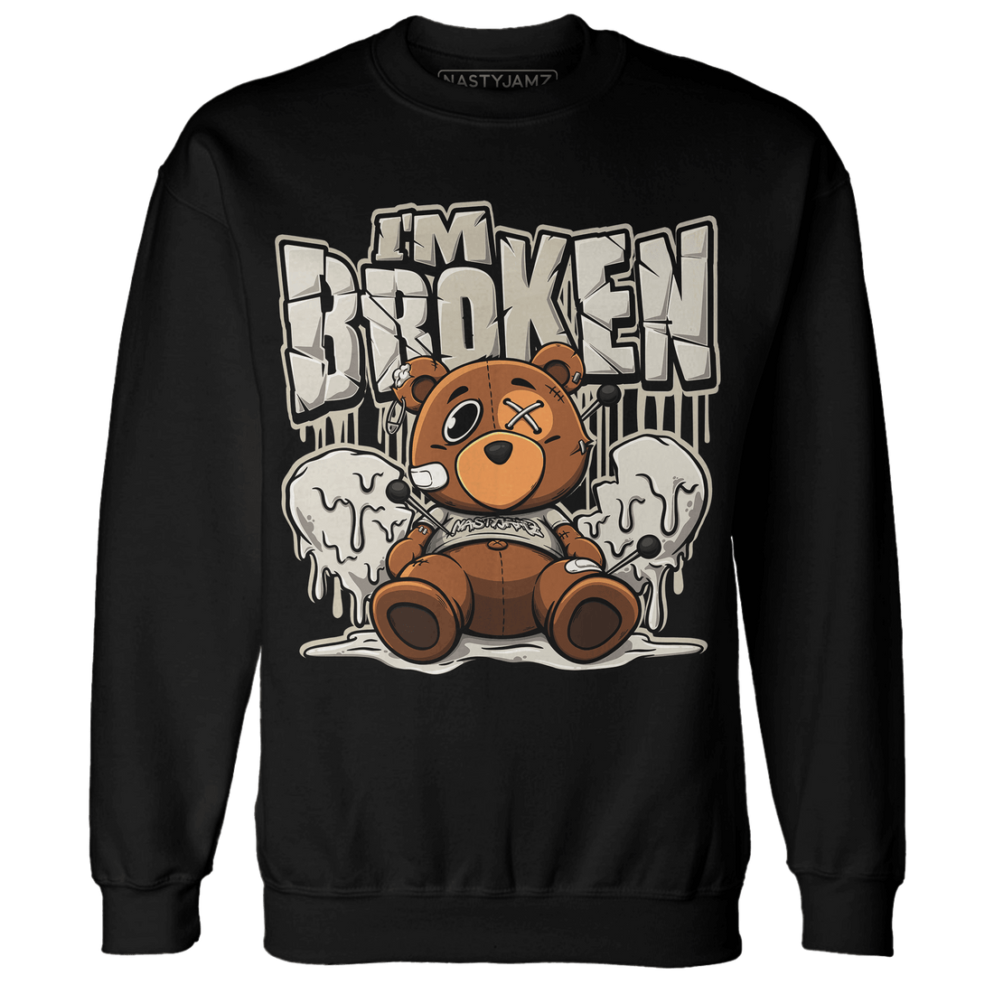 Gratitude 11s Sweatshirt Match Im Broken BER - NastyJamz