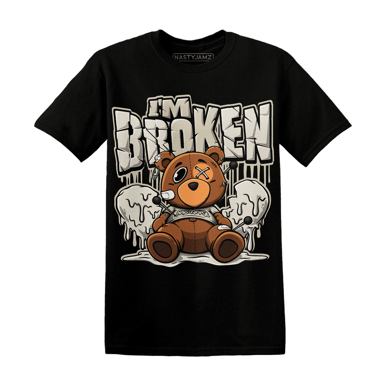 Gratitude 11s T Shirt Im Broken BER - NastyJamz