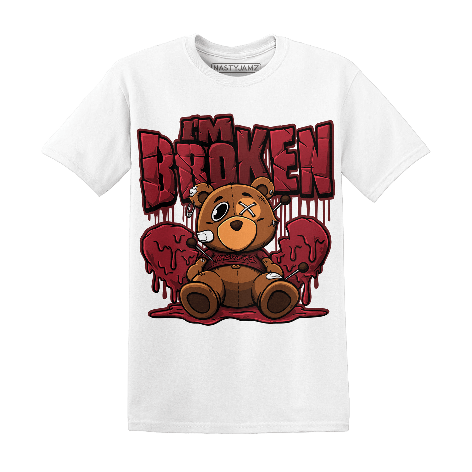 Cherry 12s T Shirt Im Broken BER - NastyJamz