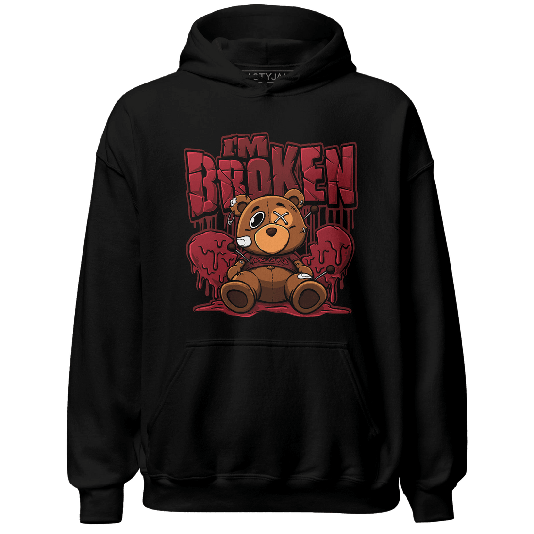 Cherry 12s Hoodie Match Im Broken BER - NastyJamz