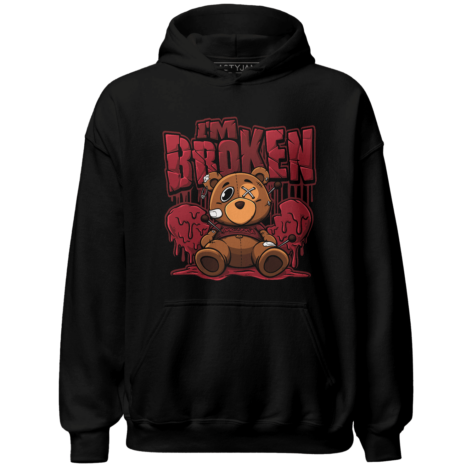 Cherry 12s Hoodie Match Im Broken BER - NastyJamz