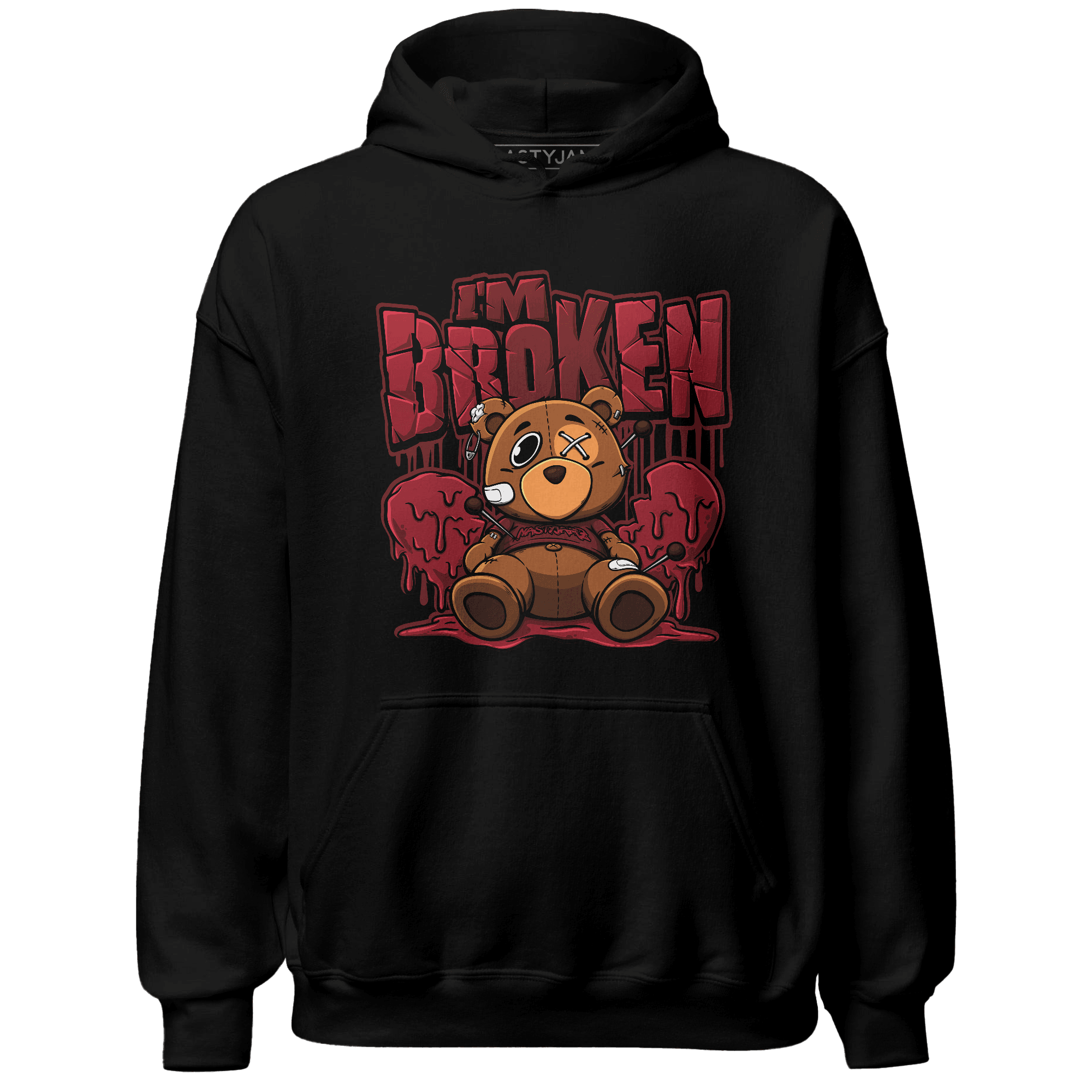 Cherry 12s Hoodie Match Im Broken BER - NastyJamz