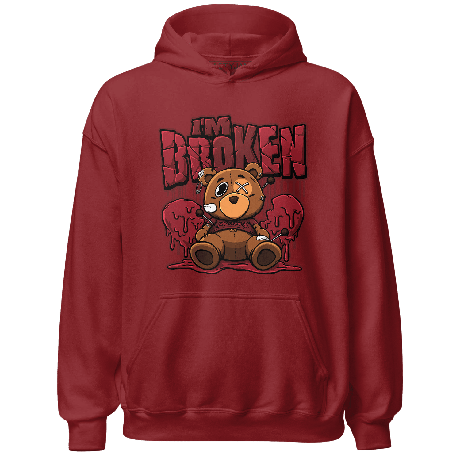 Cherry 12s Hoodie Match Im Broken BER - NastyJamz