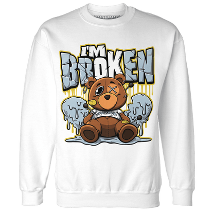 Blue Grey 13s Sweatshirt Match Im Broken BER - NastyJamz