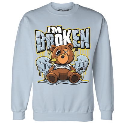 Blue Grey 13s Sweatshirt Match Im Broken BER - NastyJamz