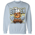Blue Grey 13s Sweatshirt Match Im Broken BER - NastyJamz