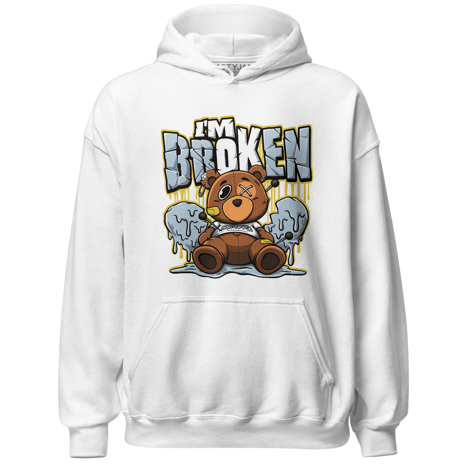 Blue Grey 13s Hoodie Match Im Broken BER - NastyJamz