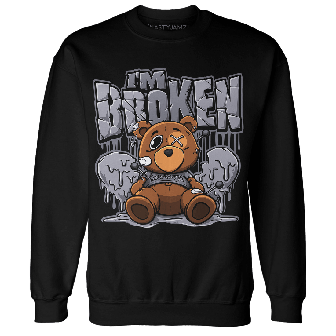 Stealth 14s Sweatshirt Match Im Broken BER - NastyJamz