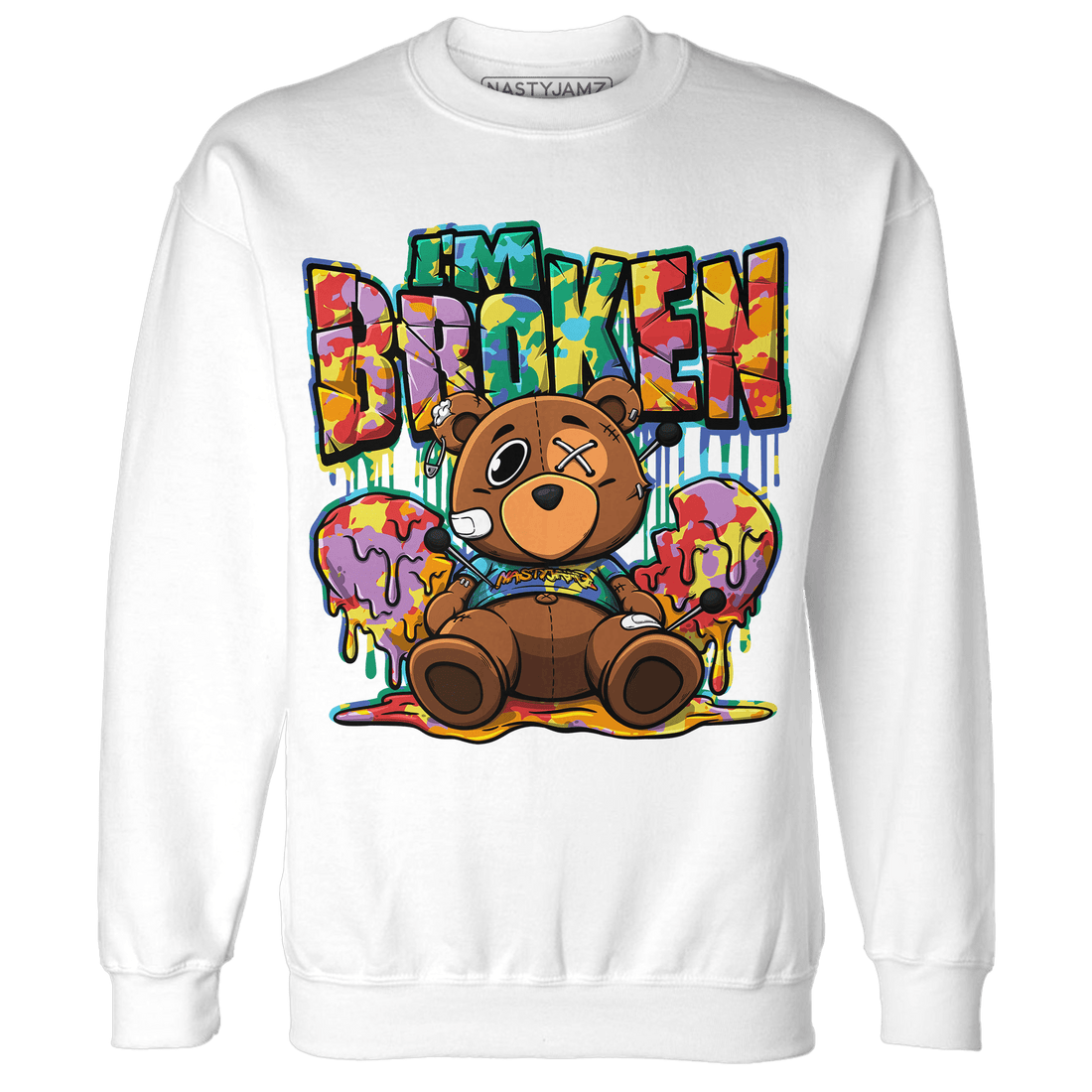Mid GS Six Championships 1s Sweatshirt Match Im Broken BER - NastyJamz