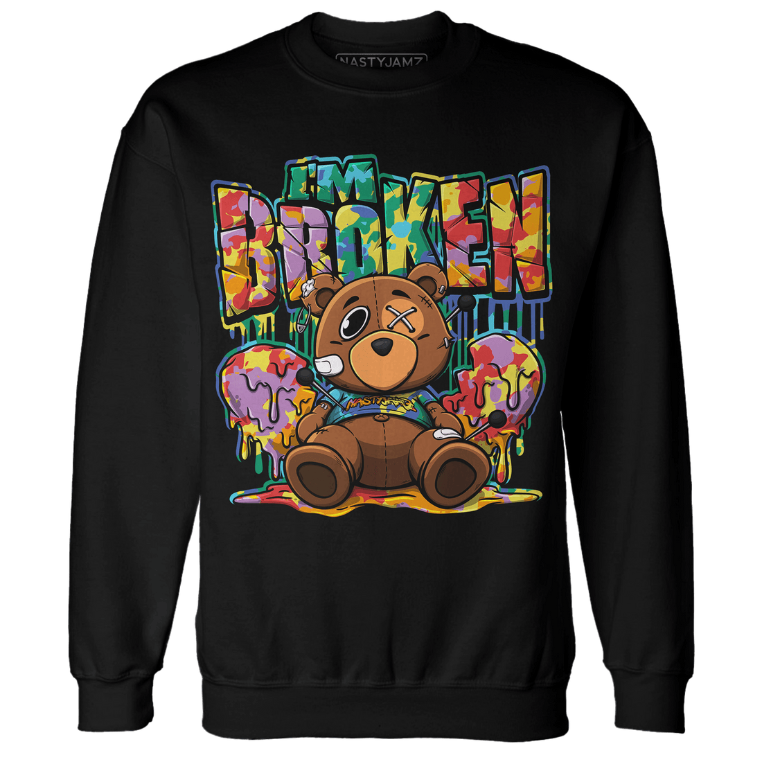 Mid GS Six Championships 1s Sweatshirt Match Im Broken BER - NastyJamz