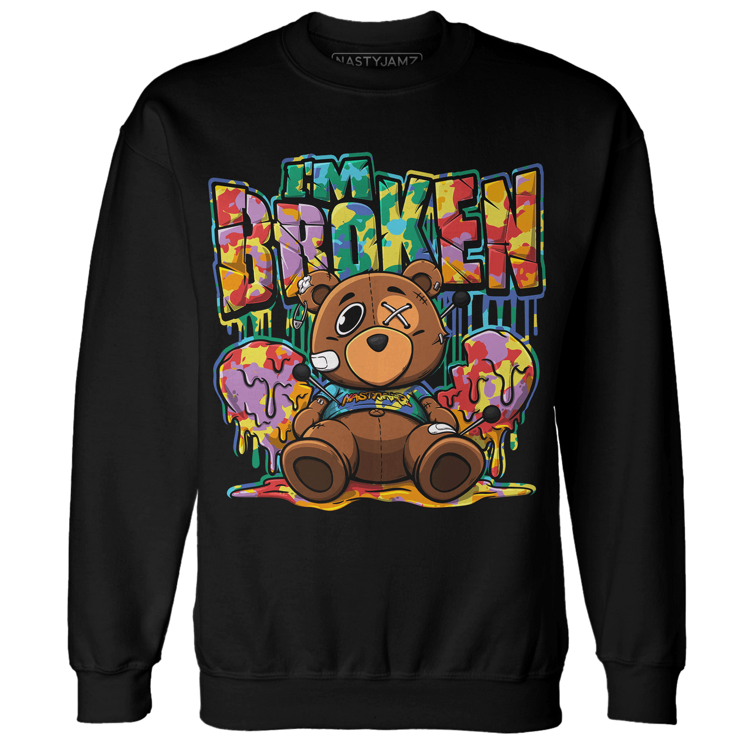 Mid GS Six Championships 1s Sweatshirt Match Im Broken BER - NastyJamz
