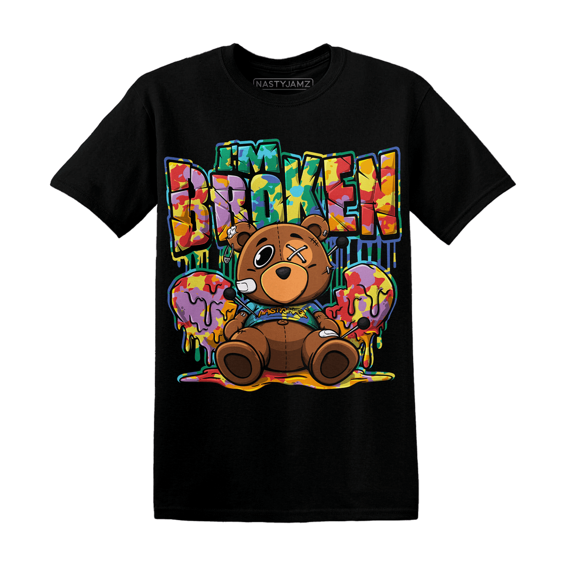 Mid GS Six Championships 1s T Shirt Im Broken BER - NastyJamz