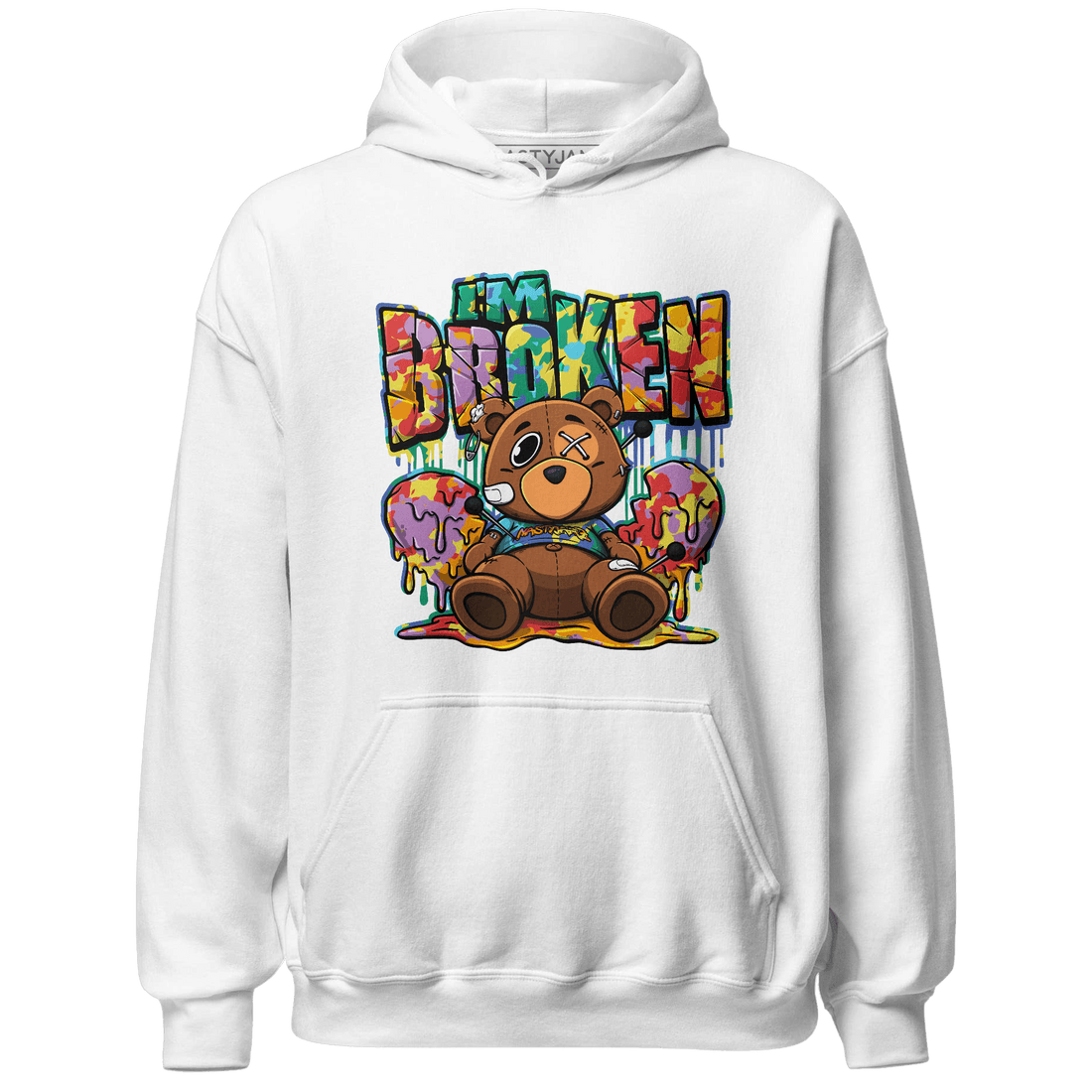 Mid GS Six Championships 1s Hoodie Match Im Broken BER - NastyJamz