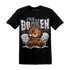 Retro High OG Black White 1s T Shirt Im Broken BER - NastyJamz