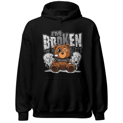 Retro High OG Black White 1s Hoodie Match Im Broken BER - NastyJamz