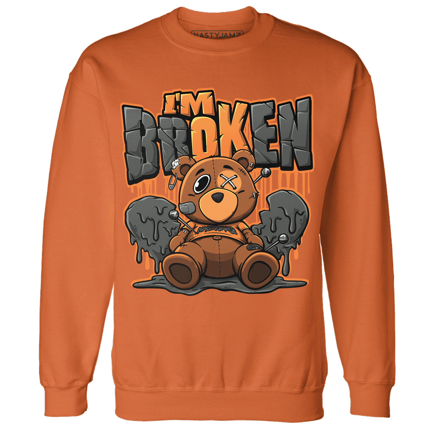 Fear Pack 3s Sweatshirt Match Im Broken BER - NastyJamz
