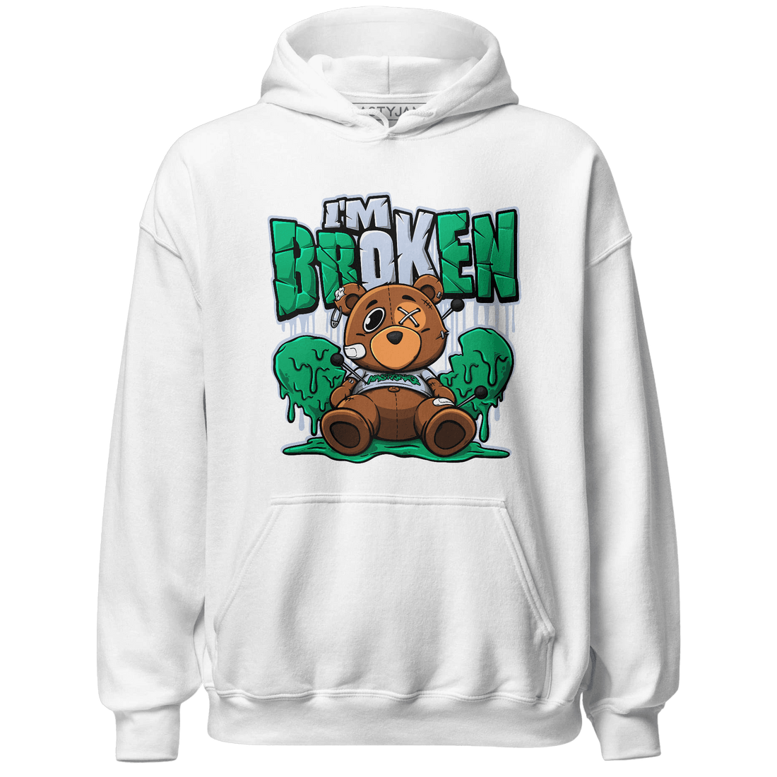 Lucky Green 5s Hoodie Match Im Broken BER - NastyJamz