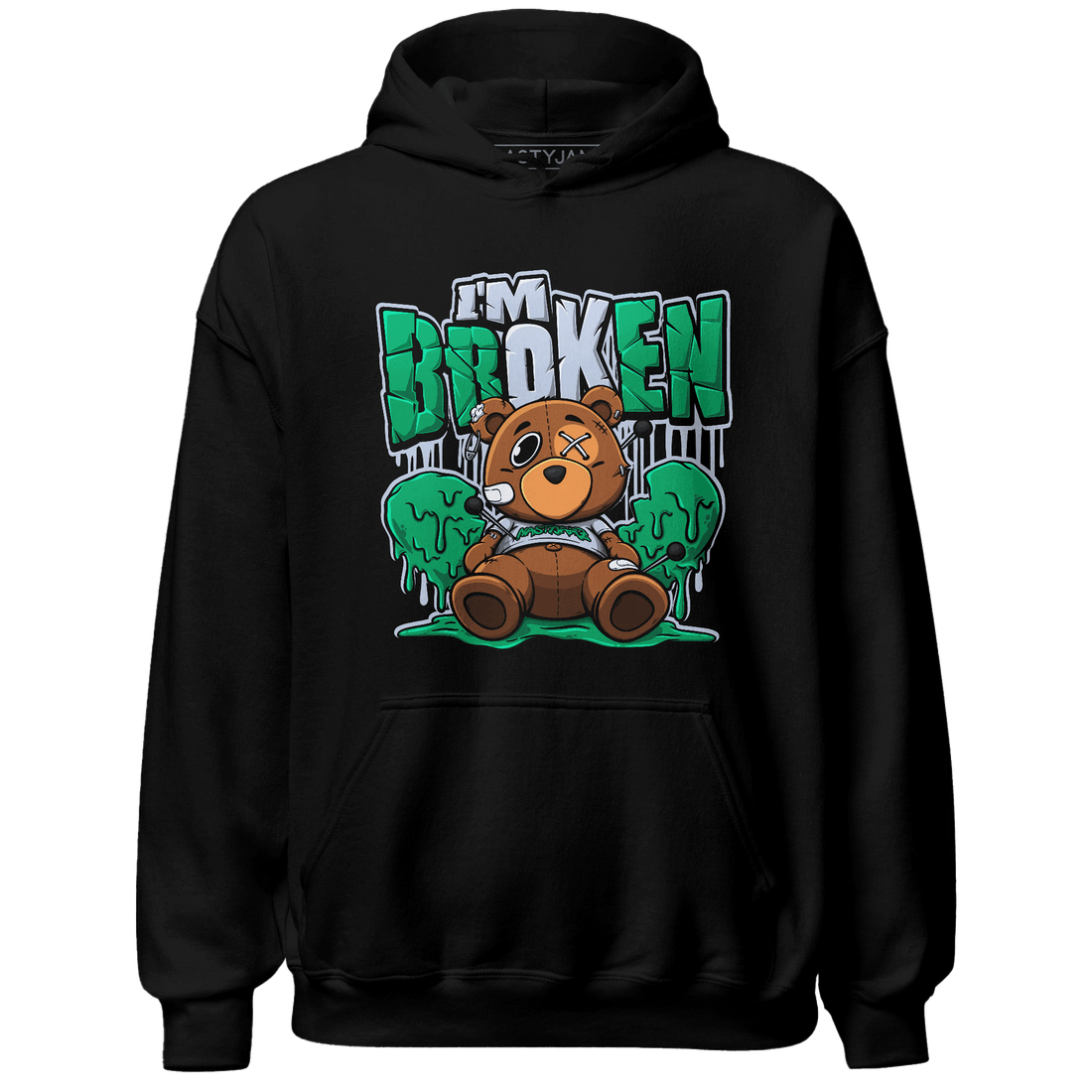 Lucky Green 5s Hoodie Match Im Broken BER - NastyJamz