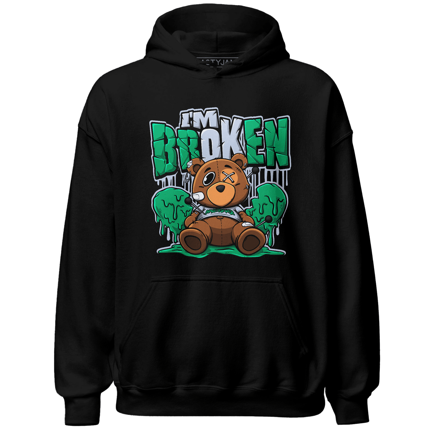 Lucky Green 5s Hoodie Match Im Broken BER - NastyJamz