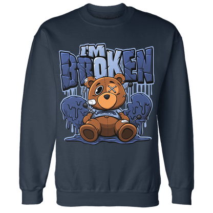Midnight Navy 5s Sweatshirt Match Im Broken BER - NastyJamz