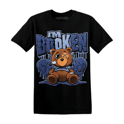 Midnight Navy 5s T Shirt Im Broken BER - NastyJamz