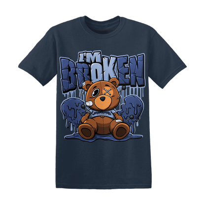Midnight Navy 5s T Shirt Im Broken BER - NastyJamz