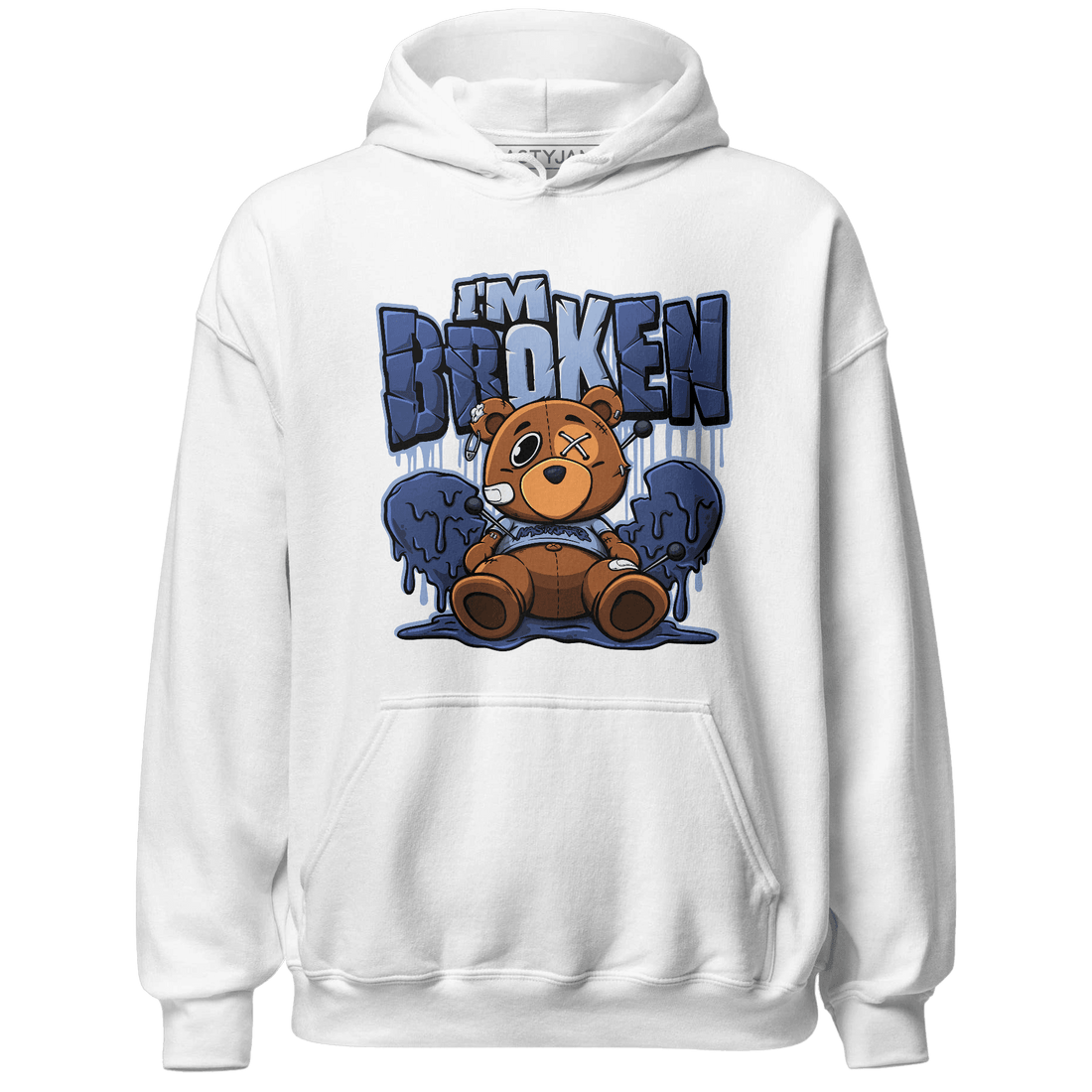 Midnight Navy 5s Hoodie Match Im Broken BER - NastyJamz