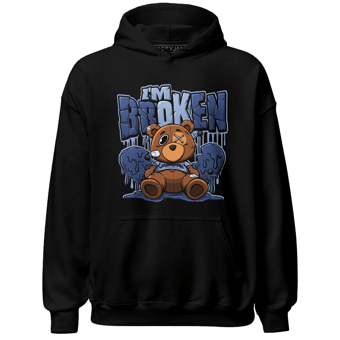 Midnight Navy 5s Hoodie Match Im Broken BER - NastyJamz