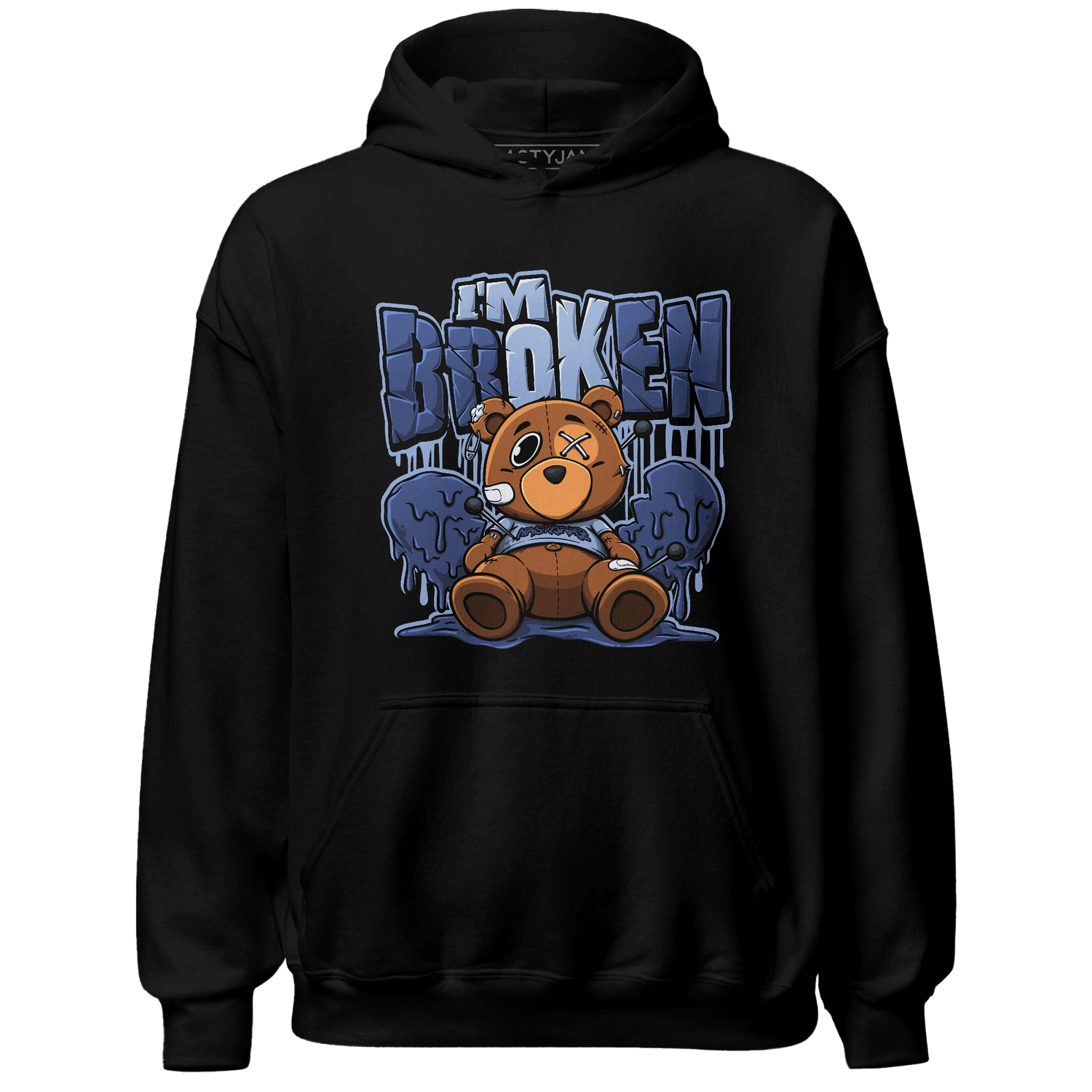 Midnight Navy 5s Hoodie Match Im Broken BER - NastyJamz