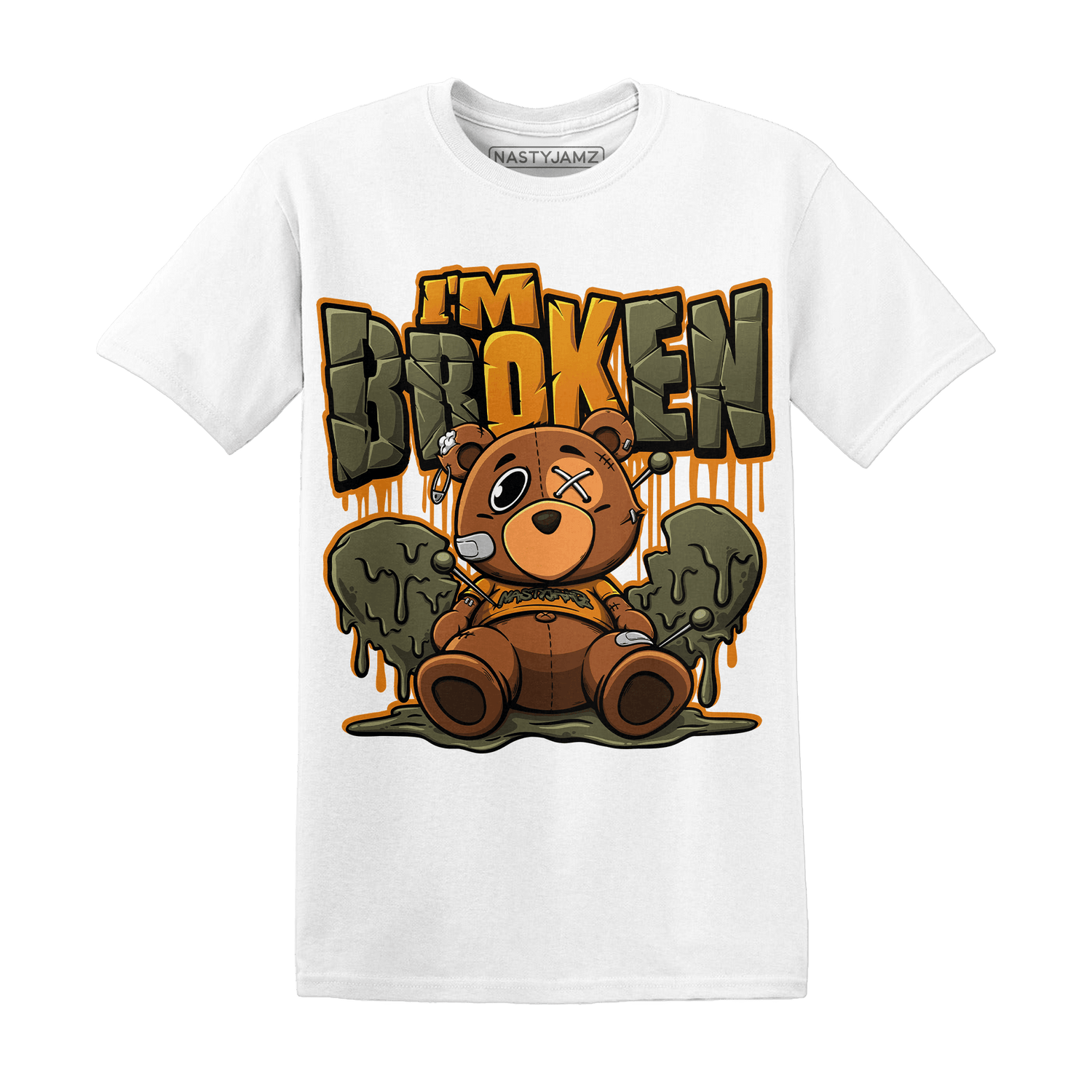 Olive 5s T Shirt Im Broken BER - NastyJamz