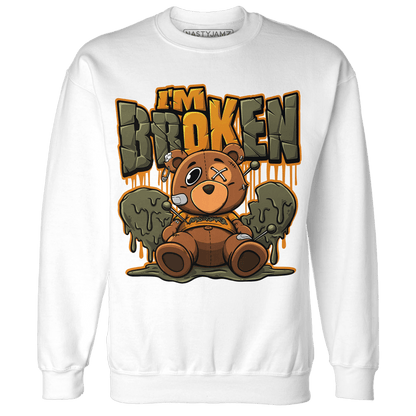 Olive 5s Sweatshirt Match Im Broken BER - NastyJamz
