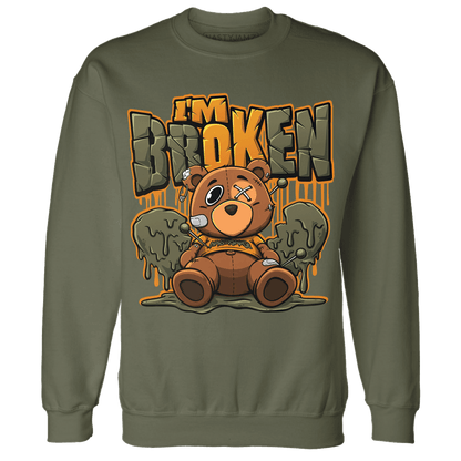 Olive 5s Sweatshirt Match Im Broken BER - NastyJamz