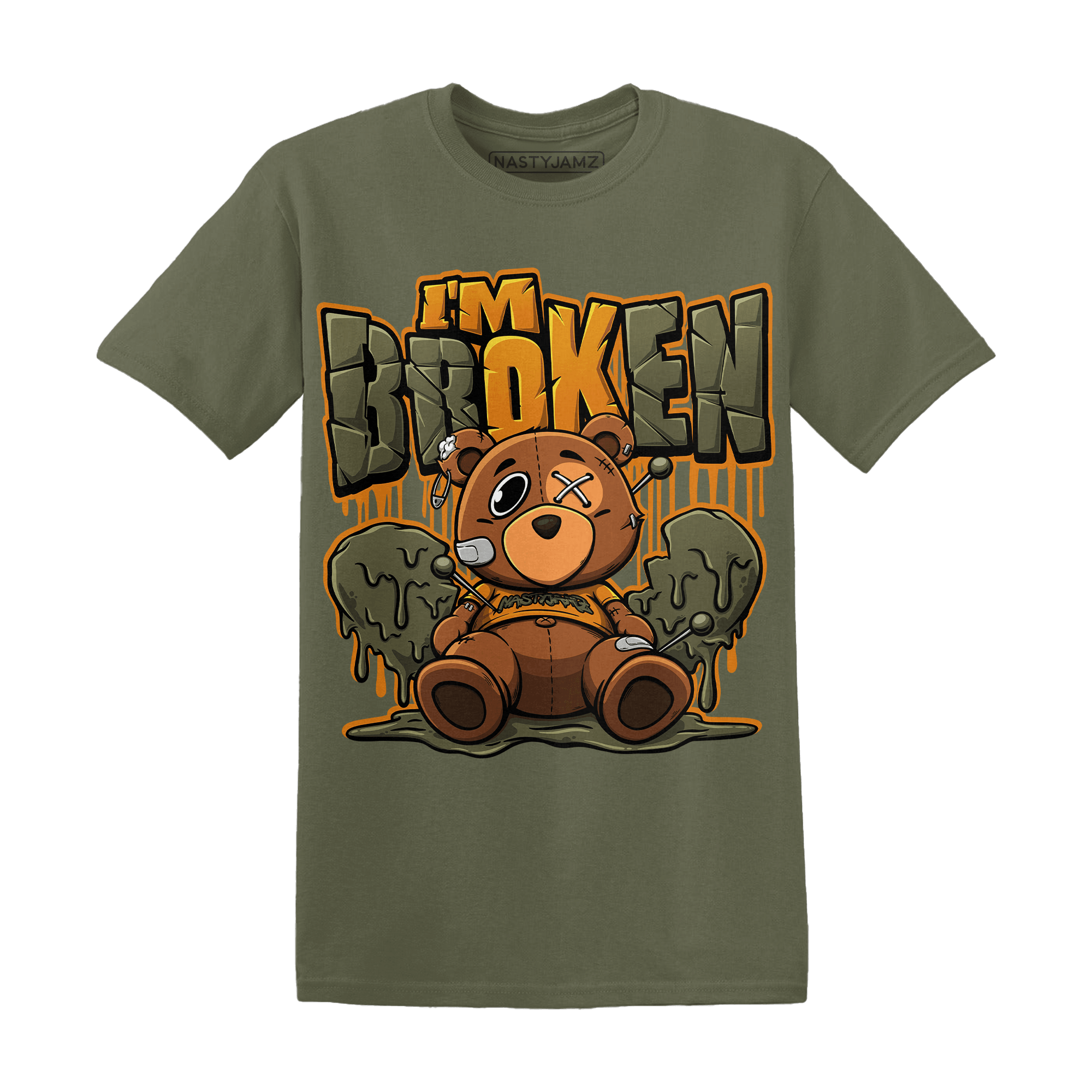 Olive 5s T Shirt Im Broken BER - NastyJamz