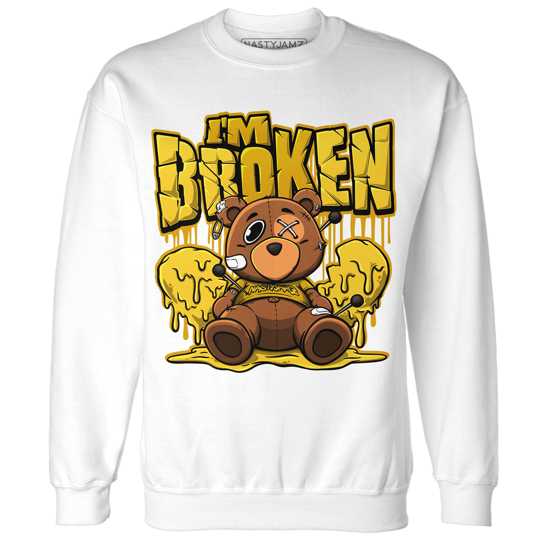 Yellow Ochre 6s Sweatshirt Match Im Broken BER - NastyJamz