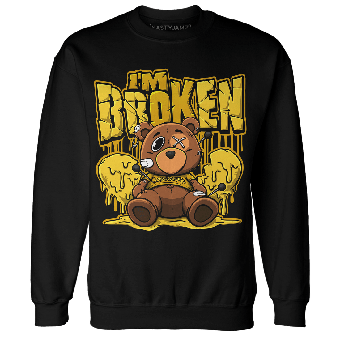 Yellow Ochre 6s Sweatshirt Match Im Broken BER - NastyJamz