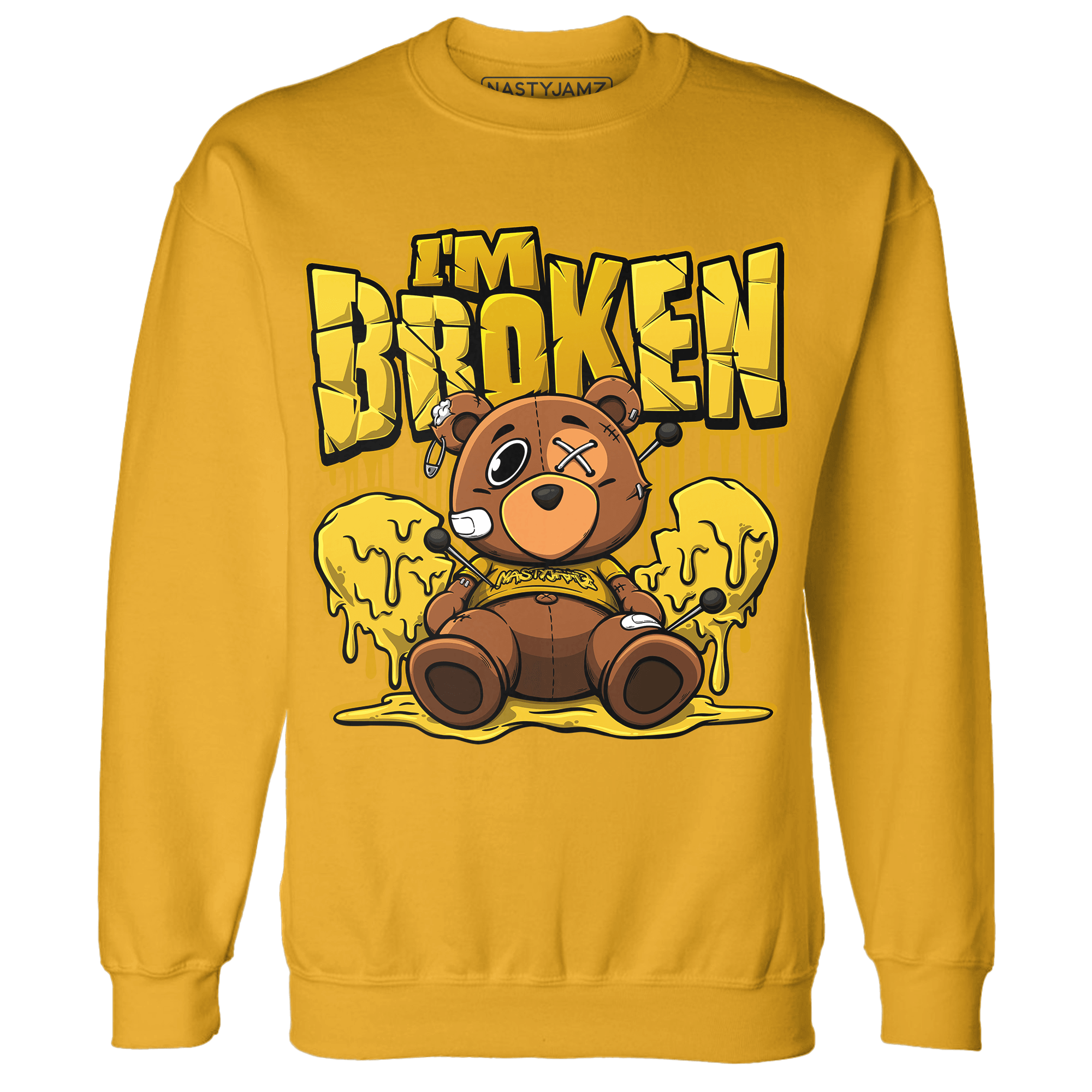 Yellow Ochre 6s Sweatshirt Match Im Broken BER - NastyJamz