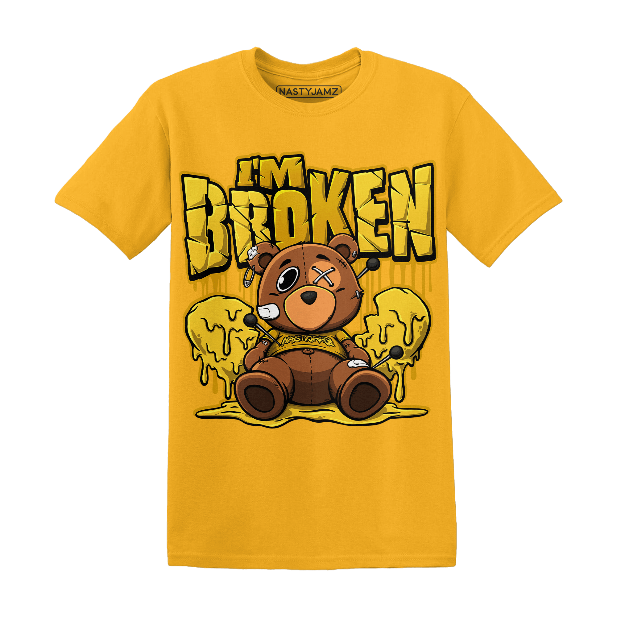 Yellow Ochre 6s T Shirt Im Broken BER - NastyJamz