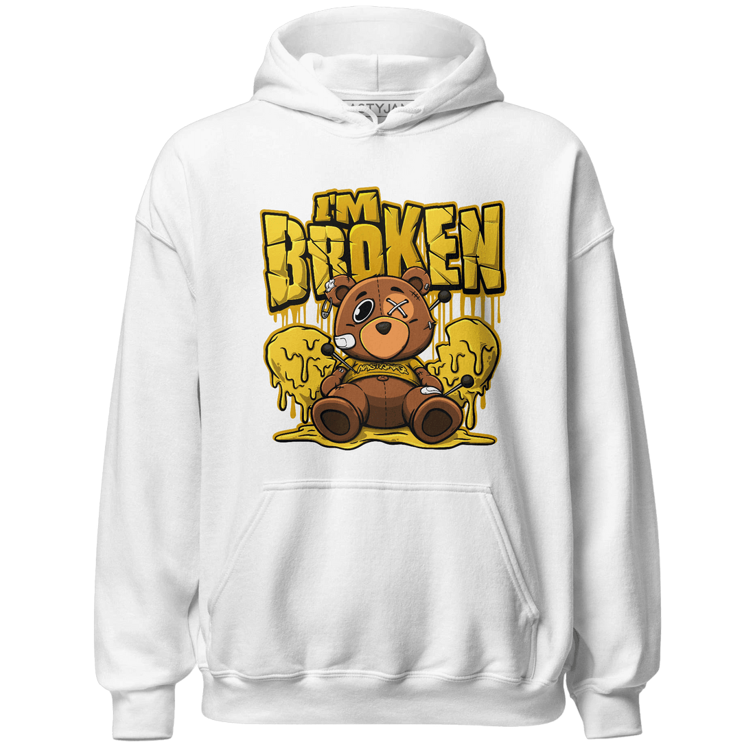 Yellow Ochre 6s Hoodie Match Im Broken BER - NastyJamz