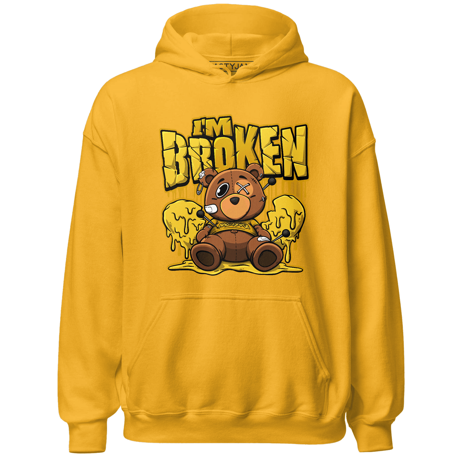 Yellow Ochre 6s Hoodie Match Im Broken BER - NastyJamz