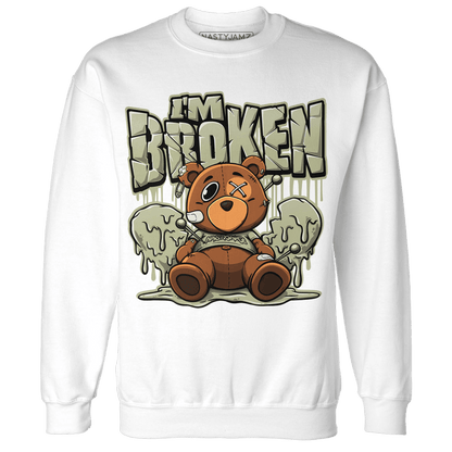 Yeezy Slide Resin Sweatshirt Match Im Broken BER - NastyJamz