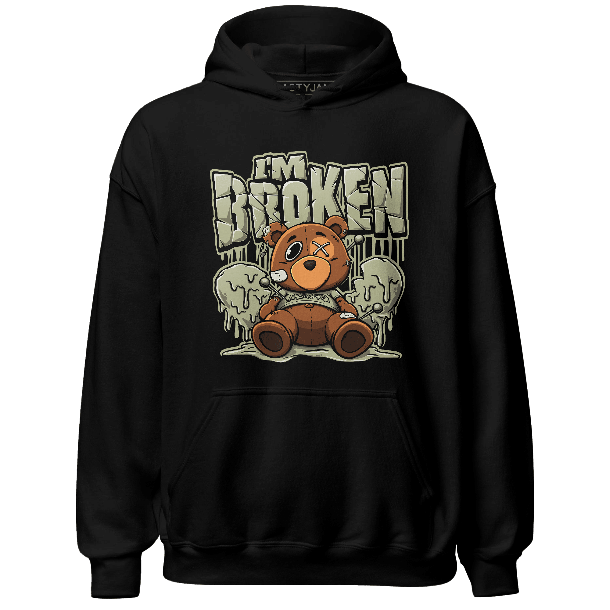 Yeezy Slide Resin Hoodie Match Im Broken BER - NastyJamz